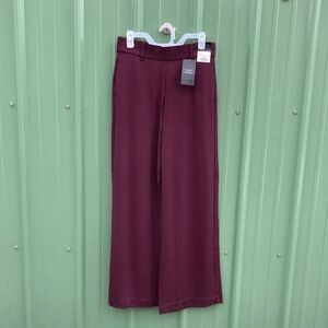 Lee Women's Wide Leg Pull-On Comfort Waist A-Line Knit Dress Pant Size 8M